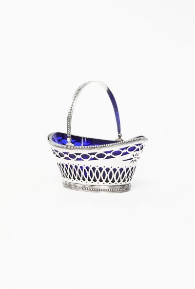                             30s Silver Cobalt Mini Basket - 1