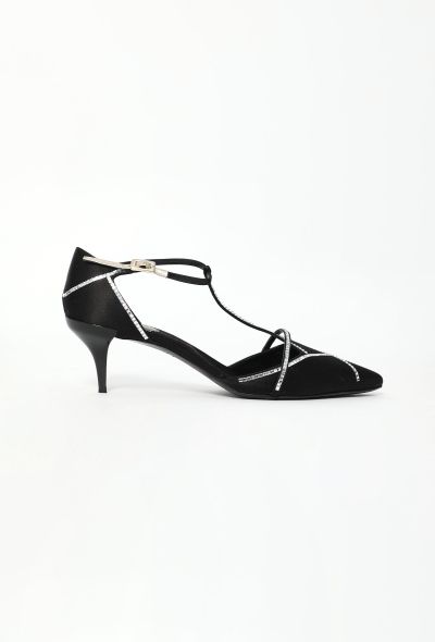 Roger Vivier Embellished Satin Pumps - 1 Roger Vivier Embellished Satin Pumps - 1
