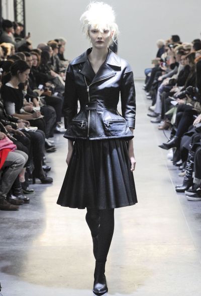                                         A/W 2011 Faux Leather Skirt-2