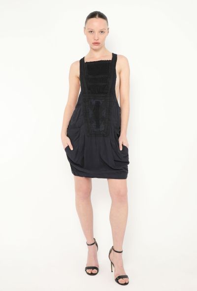Balenciaga ICONIC S/S 2002 Le Dix Ruched Cargo Dress - 1 Balenciaga ICONIC S/S 2002 Le Dix Ruched Cargo Dress - 1