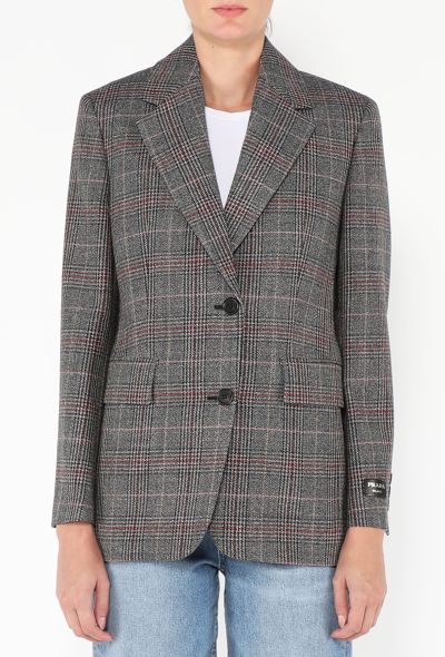 Prada 2024 Prince of Wales Blazer - 1