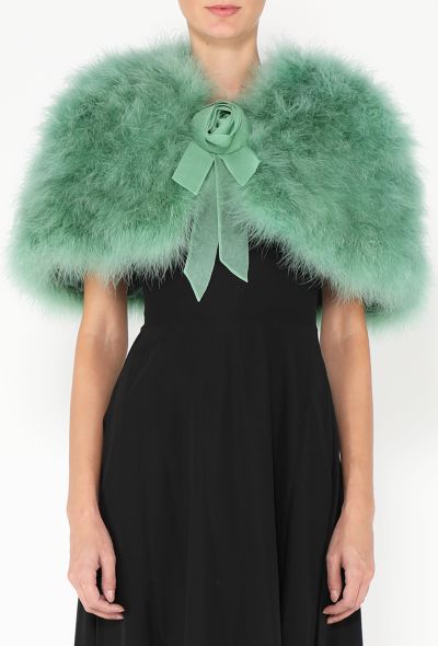 Dior 2005 Marabou Feather Bolero - 2