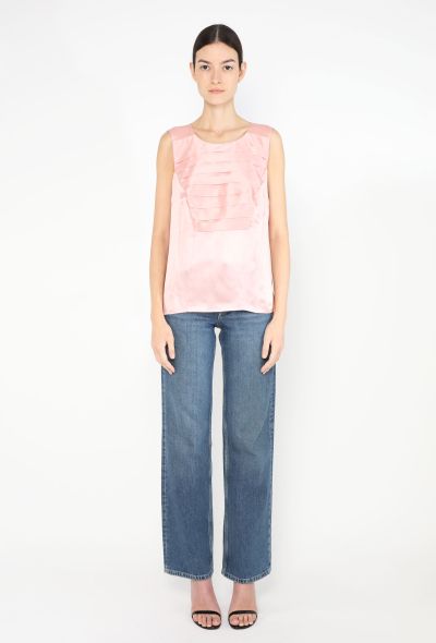 Chanel Ruffled Charmeuse Blouse - 2 Chanel Ruffled Charmeuse Blouse - 2