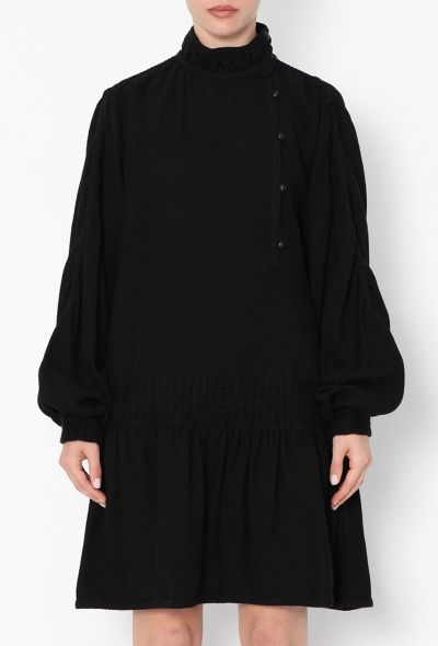Saint Laurent 1977 Russian Braided Trim Dress - 2 Saint Laurent 1977 Russian Braided Trim Dress - 2