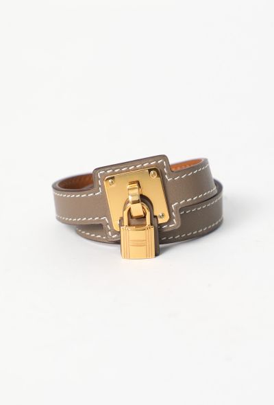Hermès Taupe Epsom 'O'Kelly' Bracelet - 1