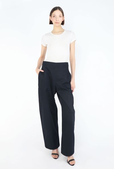 Bottega Veneta S/S 2024 Gabardine Naval Trousers - 1
