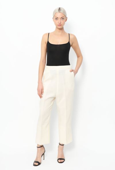 Céline Mid-Rise Cropped Trousers - 1