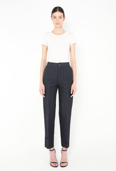 Jacquemus Resort 2016 Pinstripe Linen Trousers - 1 Jacquemus Resort 2016 Pinstripe Linen Trousers - 1