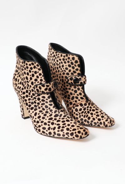                                         Pony Hair Cheetah Boots-2