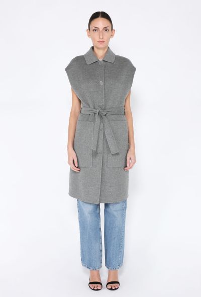 Hermès 2024 Belted Cashmere Long Vest - 1