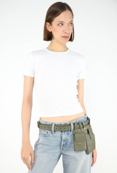 Fendi S/S 2019 Khaki Utility Belt - 1