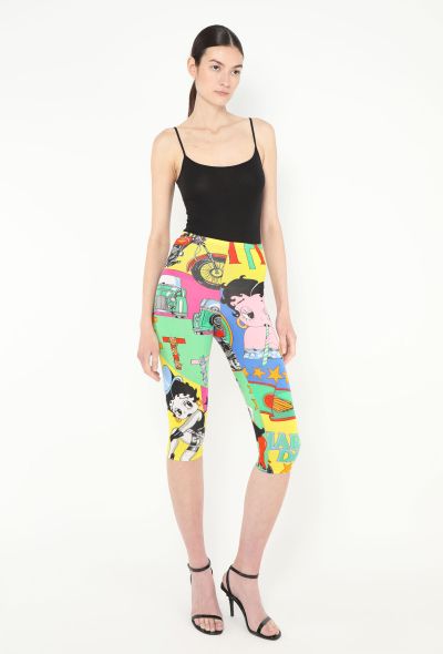 Gianni Versace 1991 Betty Boop Pop Art Capris - 1 Gianni Versace 1991 Betty Boop Pop Art Capris - 1