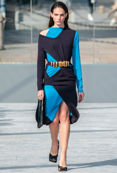 Bottega Veneta F/W 2019 Asymmetrical Sweater Dress - 2