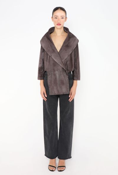 Prada 2000 Pony Hair Shawl Jacket - 2 Prada 2000 Pony Hair Shawl Jacket - 2