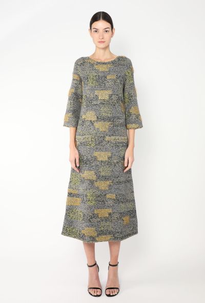 Chanel 2015 Tonal Quilted Knit Dress - 1 Chanel 2015 Tonal Quilted Knit Dress - 1