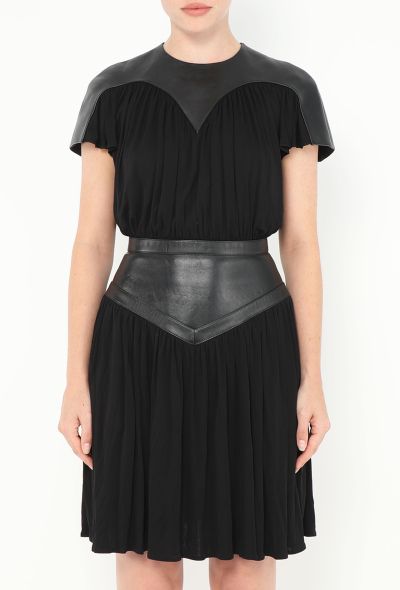 Louis Vuitton 2020 Basque Leather Dress - 2 Louis Vuitton 2020 Basque Leather Dress - 2