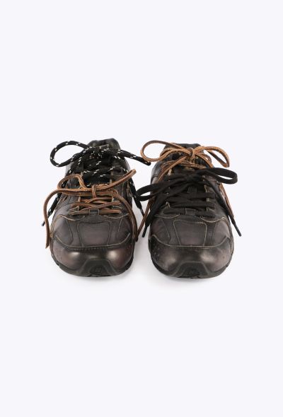 Miu Miu New Balance 530 SL Distressed Leather Sneakers, 2024 - 2