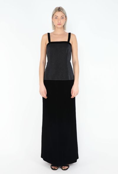 Saint Laurent '90s Iridescent Lurex Gown Ensemble - 2