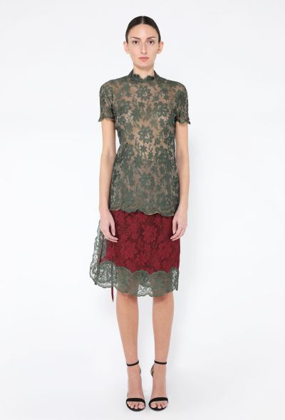 Valentino '80s Antique Lace Ensemble - 2