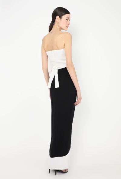 Valentino Vintage Belted Crêpe Tulip Dress - 2 Valentino Vintage Belted Crêpe Tulip Dress - 2