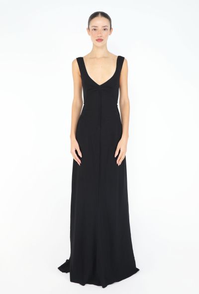 Prada Early 2000s Pleated Crêpe Gown - 1