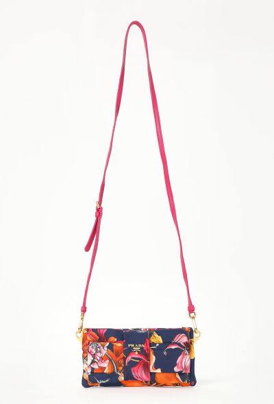 Prada Floral Bow Mini Crossbody Bag - 1 Prada Floral Bow Mini Crossbody Bag - 1