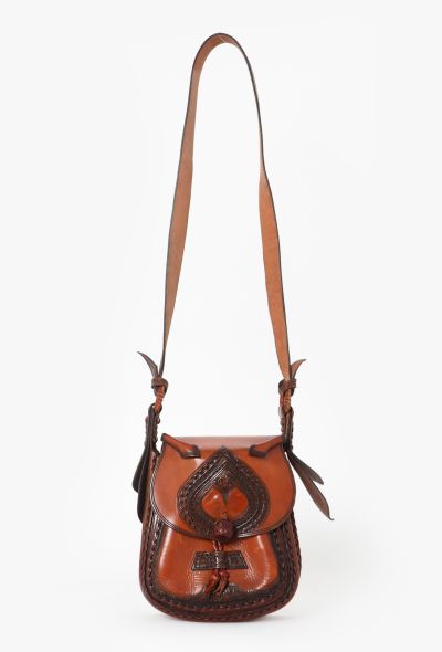 World Treasures Spanish Hand Tooled Leather Bag - 1 World Treasures Spanish Hand Tooled Leather Bag - 1