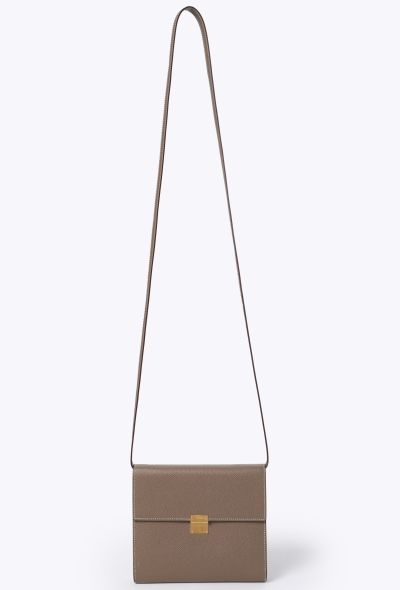 Hermès Etoupe Epsom Clic 16 Wallet - 1