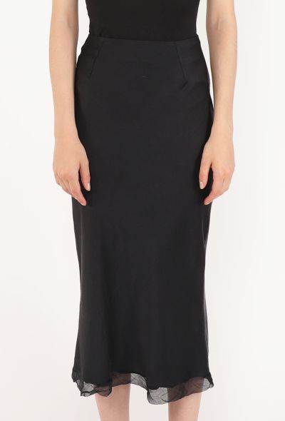 Céline Bias-cut Silk Skirt - 2
