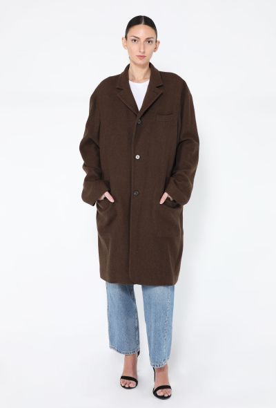 The Row 2022 Silk and Cashmere Tailored Coat - 2