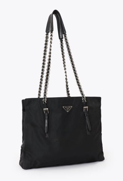 Prada 2000s Nylon Acciaio Tote Bag - 2