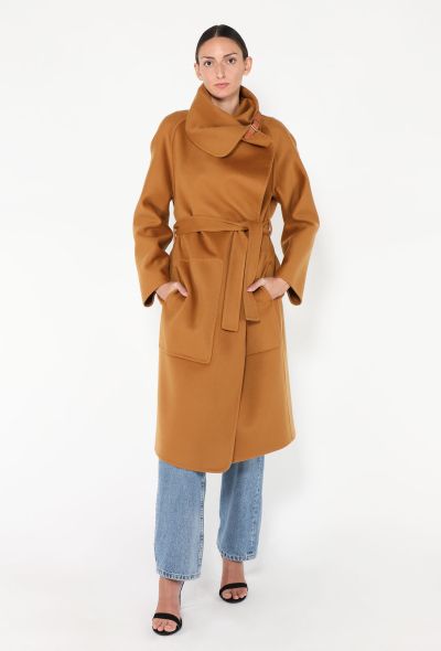 Hermès 2024 Cashmere Knit Shawl Coat - 1