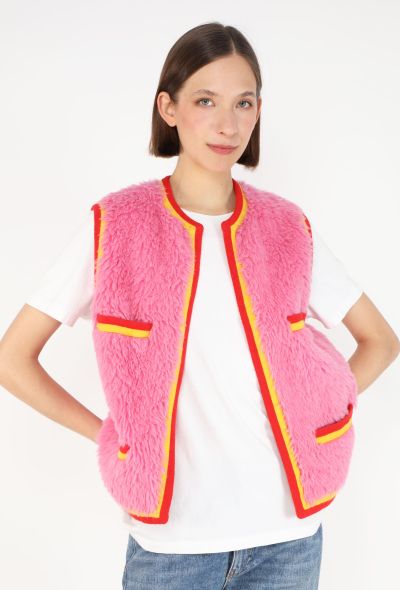 Chanel F/W 1994 Alpaca Fur ‘CC’ Vest - 1