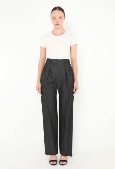 Céline F/W 2023 Tailored Pleated Trousers - 1 Céline F/W 2023 Tailored Pleated Trousers - 1