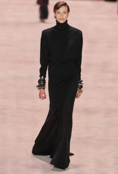 Saint Laurent F/W 2022 Cashmere Knit Gown - 2 Saint Laurent F/W 2022 Cashmere Knit Gown - 2