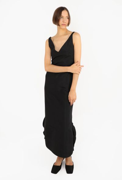 Miu Miu Ruffled Silk Maxi Dress, F/W 1998 - 1