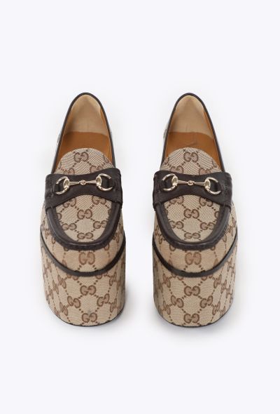 Gucci Monogram Canvas Platform Loafers, S/S 2024 - 2