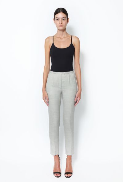                                        Tapered Twill Trousers-1