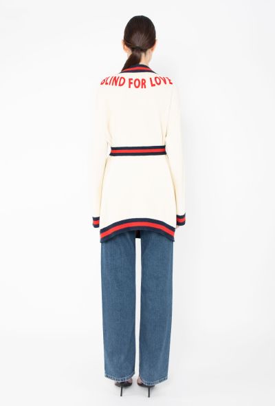 Gucci Resort 2017 'Blind for Love' Cardigan - 2 Gucci Resort 2017 'Blind for Love' Cardigan - 2
