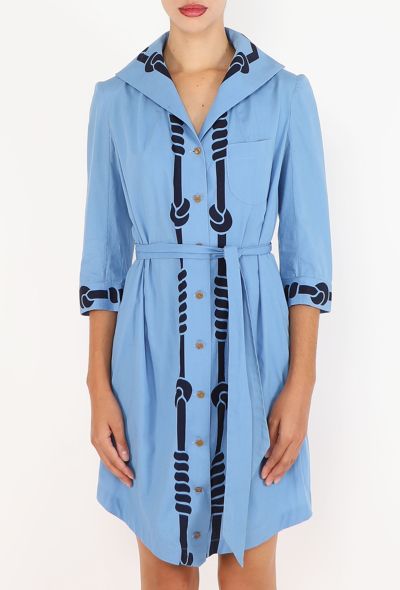 Vivienne Westwood 'Tied to the Mast' Graphic Shirt Dress, 1998 - 2
