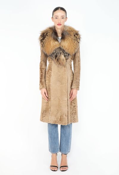 Dior STUNNING F/W 2007 Fox Fur Astrakhan Coat - 1