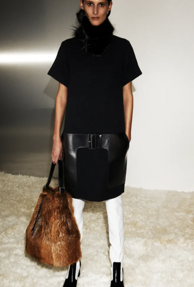                                         Pre-Fall 2012 Belted Skirt-2