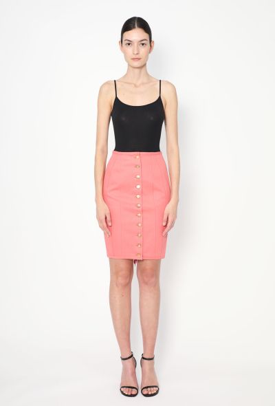 Jean Paul Gaultier 1989 Lace-up Denim Skirt - 1 Jean Paul Gaultier 1989 Lace-up Denim Skirt - 1