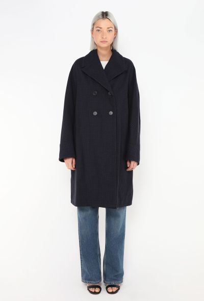 Dior 2017 Houndstooth Wool Coat - 1