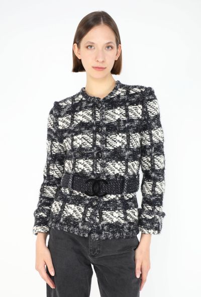 Chanel Belted Tweed 'CC' Cardigan - 1