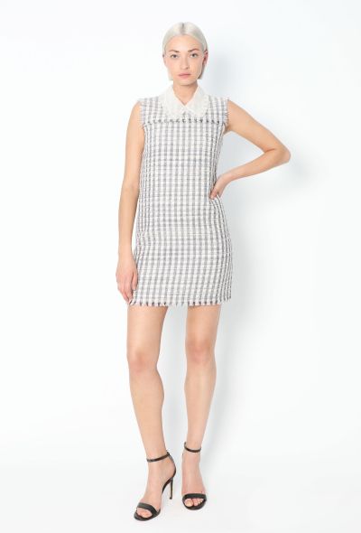 Miu Miu Frayed Trim Tweed Dress - 2