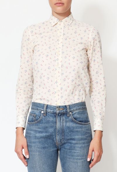                             2014 Floral Cotton Shirt - 1
