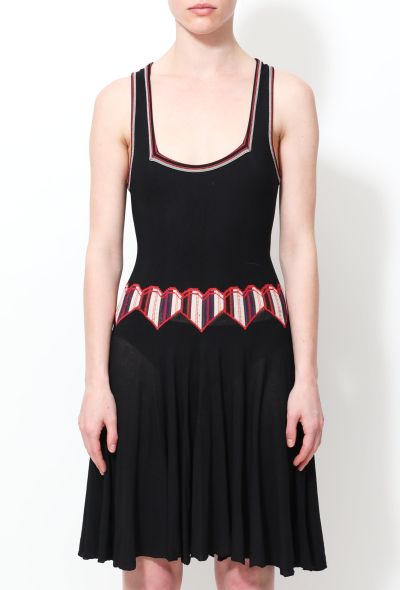                             Embroidered Heart Skater Dress - 2