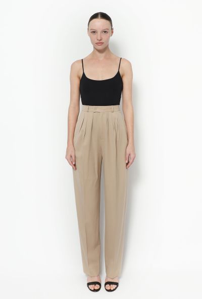 Saint Laurent 1990 High-Waisted Twill Trousers - 1
