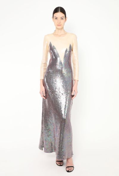 Halston HIGHLY COLLECTOR F/W 1973 Sequin Dress - 1